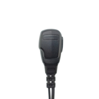E103V3-TPC Earpiece PTT Profesional Berkabel Over Ear Dynamic Driver Earbuds Kabel 100CM Suara Jernih Headset Walkie Talkie Tipe-C