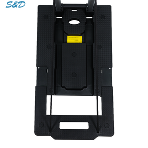 150Kg Zware Compact Platform Lichtgewicht Draagbare Flatbed 7 Wielen Dolly Vouwen Winkelen Bagage Hand Trolley Winkelwagen Truck - Product Image 5