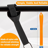 Sangles de fixation en polyester robustes à boucles souples, capacité de 4500 lb, résistantes à l'usure, boucles sécurisées pour les sports de plein air, les divertissements et les véhicules