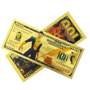 Billet de banque INVINCIBLE Amérique 2026 plaqué or 24 carats pour cadeaux - Product Image 2