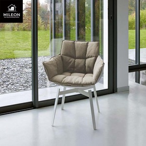 Salon Simple Sofachair Nordique En <span class=keywords><strong>Cuir</strong></span> Tissu Modernhotel Modèle Chambre Designer Personnalisé Simple En Forme Spéciale <span class=keywords><strong>Fauteuil</strong></span> Rotation - Product Image 1
