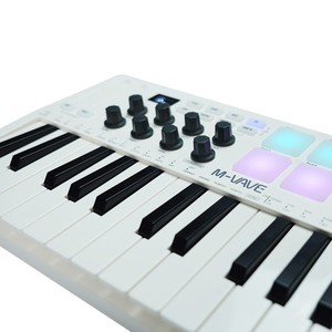Xách tay <span class=keywords><strong>Midi</strong></span> Pad Beat Maker với 25 Key USB <span class=keywords><strong>MIDI</strong></span> Pad Bàn phím điều khiển vận tốc phím nhạy cảm - Product Image 4