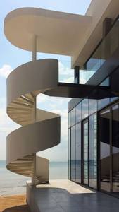 Barandal de <span class=keywords><strong>Escalera</strong></span> Resistente Prima Sleek con Recubrimiento en Polvo, Barandal de <span class=keywords><strong>Escalera</strong></span> Rústico y Elegante - Product Image 2