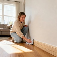 Rodapié de PVC duradero, moldura de pared impermeable, decoración interior, moldura de suelo, madera maciza multicapa
