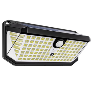 526LED Solar Wall <b>Light</b> Waterproof IP65 Solar Panel <b>Light</b> <b>Motion</b> <b>Sensor</b> New Wall Mounted Solar Pendant <b>Light</b> Indoor Outdoor Use - Product Image 1