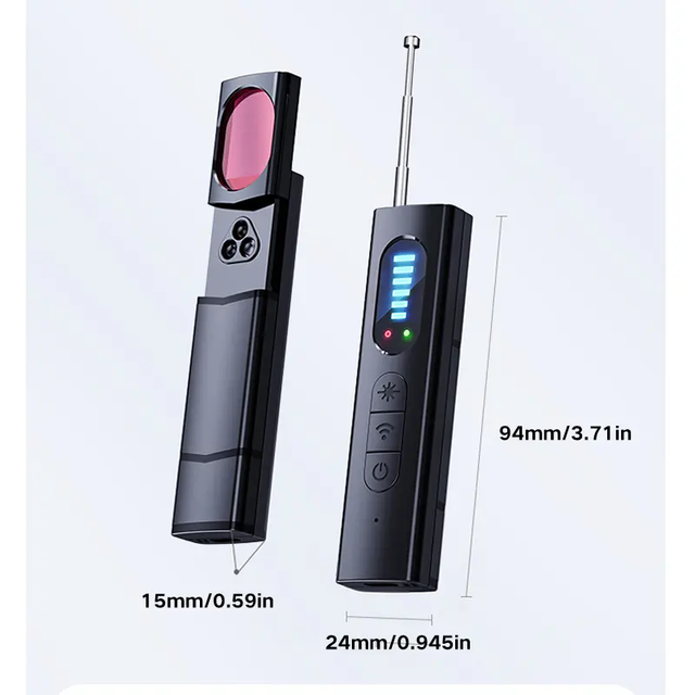 Spy Camera Detector Mini Hidden Camera Detector Portable Lens Finder GPS GSM Spy Bug Detector