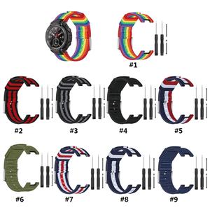 <span class=keywords><strong>Correa</strong></span> de <span class=keywords><strong>reloj</strong></span> a rayas de nailon para Xiaomi Huami <span class=keywords><strong>Amazfit</strong></span> <span class=keywords><strong>t</strong></span>-<span class=keywords><strong>rex</strong></span> Pro <span class=keywords><strong>correa</strong></span> de lona <span class=keywords><strong>correa</strong></span> de <span class=keywords><strong>reloj</strong></span> para <span class=keywords><strong>Amazfit</strong></span> <span class=keywords><strong>T</strong></span> <span class=keywords><strong>Rex</strong></span> A1918 - Product Image 5