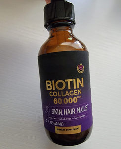 Gotas de biotina para colágeno puro Biotina Vitamina 500 mg Gotas líquidas para el cabello - Product Image 3