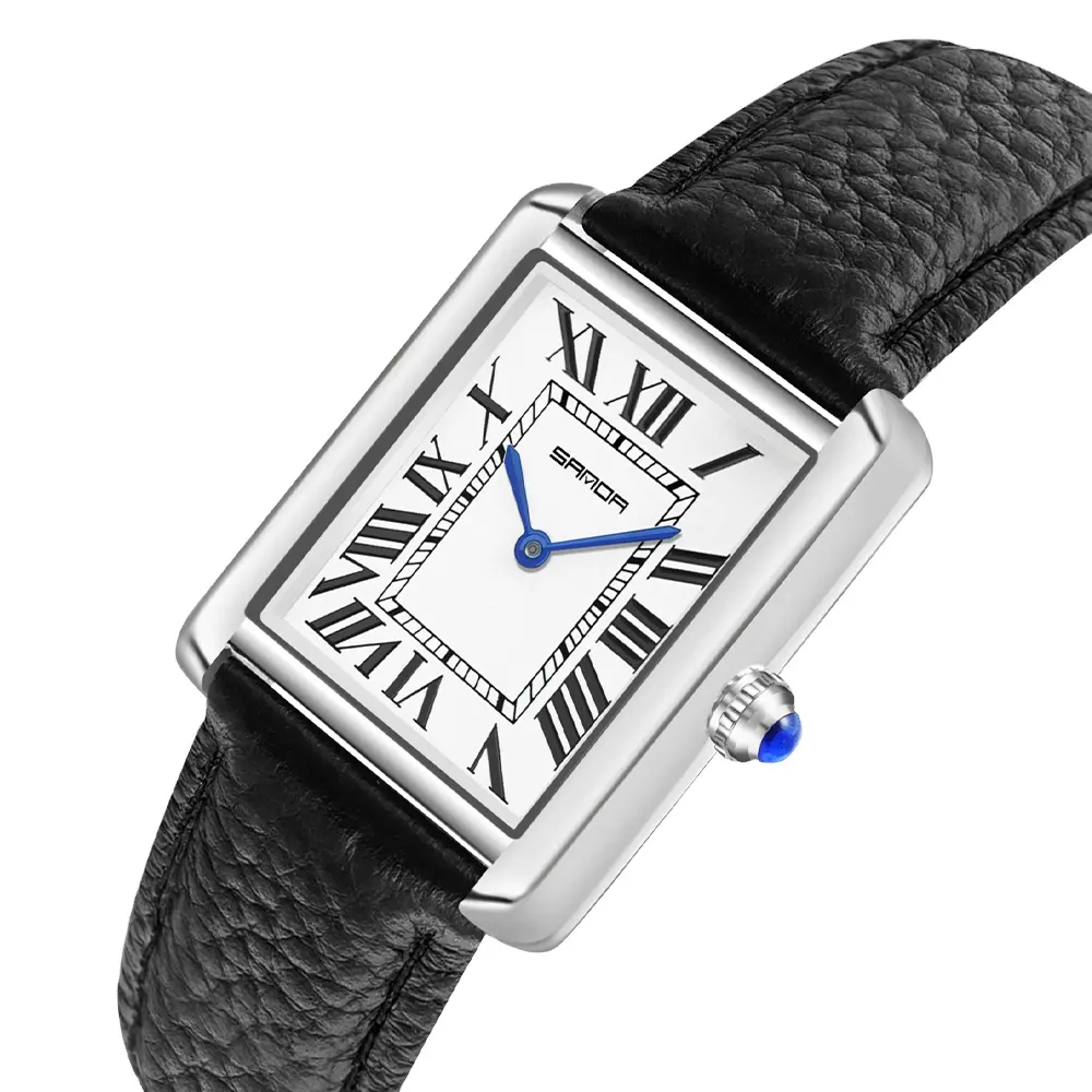 OEM akzeptieren Sanda 1108 New Couple Watch Herren-und Damen gürtel Modetrend Persönlichkeit Einfache Uhr Reloj