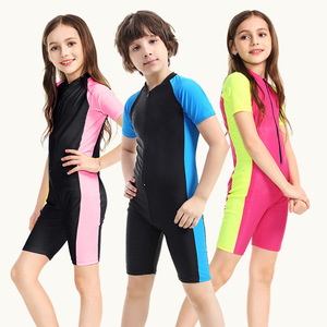 Trajes de Baño de Una Pieza para Niñas, Diseño Sólido, Secado Rápido, Spandex/Nailon, para Entrenamiento, Competencia y Carreras, Tallas 4-16 Años, Venta al Por Mayor OEM/ODM - Product Image 2