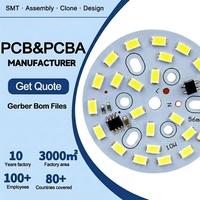 Carte de contrôle LED stable pour luminaires de plafond intelligents et lampes circulaires – Fabricant de PCBA haute fiabilité