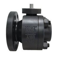 Válvula de Bola Flotante de Acero Forjado con Sello Hermético, Suministro de Fábrica, Q41/11Y-300LB, Manual, Alta Presión, Tamaño de Puerto de 2-1/2 Pulgadas, para Oxígeno