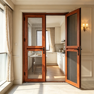 Porte moustiquaire à battant Master Slave : Vue claire qui préserve la vue sur l'extérieur - Product Image 6