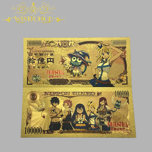 10 Jenis Kartu Kartun Anime Jepang Fairy Tail Berlapis Emas 24k untuk Koleksi - Product Image 4