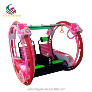 Voiture Rotative Authentique pour Enfants, Design Automobile, 2 Places, en Plastique, pour l'Extérieur – Modèle Happy Car, Vente Flash - Product Image 4