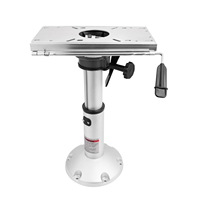 HANSE MARINE – socle réglable en Aluminium fixe/manuel/pneumatique pour siège de bateau