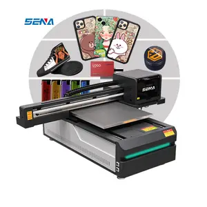 Hot Selling High-Precision 3d Printing Machine 6090 Flatbed Inkjet UV Printer For Glass Wood Acrylic Card PVC Phone Case Printer