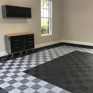 Dalles de sol de garage emboîtables pour lavage de voitures, revêtement de sol de garage modulaire <span class=keywords><strong>amovible</strong></span> - Product Image 2