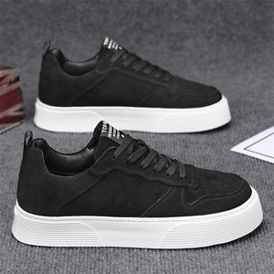 Men's 2025 Spring New Soft- Outsole Breathable Comfortable Color-<b>Blocked</b> Lace-Up Anti-Slippery Sneakers Versatile Shoes - Product Image 1