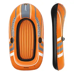 Kondor 61100 — kayak gonflable en caoutchouc 2 hommes, taille 6'5 "x 45"/1.96m x 1.14m, radeau, 2000