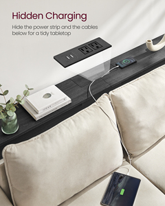 <span class=keywords><strong>VASAGLE</strong></span>-Table de Salon Moderne, <span class=keywords><strong>Console</strong></span> Longue, Table d'Entrée avec Sortie et Étagères - Product Image 3