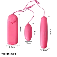 Vente en gros d'usine, œufs vibrants doubles pas chers, mini vibromasseur pour femme