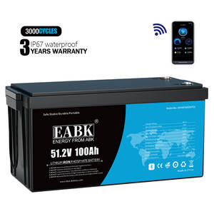 Solar Home Energy Storage System für Kraftwerk Wechsel richter Backup 48V 100Ah LiFePO4 Solar batterie 48V Lithium batterie - Product Image 1