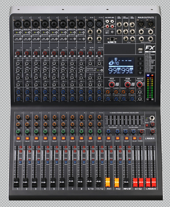Console de mixage professionnelle 12-16-24-32 canaux avec double console de mixage à 99 effets pour les spectacles sur scène, les conférences - Product Image 4