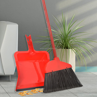 Balai Super Angle Pro avec pelle intégrée, attaches sur les manches de balai, parfait pour la maison, la cuisine, le bureau, les surfaces et les sols