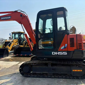 Vente en gros Pelles sur chenilles Dh55 Doosan d'occasion Corée du Sud Dh55 5.5 tonnes Pelle pelleteuse de seconde main - Product Image 1
