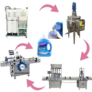 Machine industrielle de fabrication de détergent à lessive Wellink PLC Motor, certifiée CE, capacité 200/300/500/5000L/H, garantie 3 ans, facile à utiliser - Product Image 1