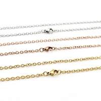 Chaîne fine torsadée en acier inoxydable plaqué or 18 carats, style corde, gourmette, ou câble, couleur or rose, pour femme, bijoux