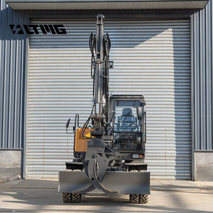 LTMG Excavadora de troncos giratoria hidráulica, máquina forestal, excavadora de ruedas de 7 toneladas y 8 toneladas con pinza de madera - Product Image 5