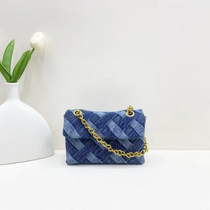 Borse e borse a <span class=keywords><strong>tracolla</strong></span> di marca famosa da <span class=keywords><strong>donna</strong></span> di lusso firmate catene dorate a <span class=keywords><strong>tracolla</strong></span> a righe - Product Image 6