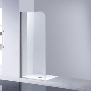 Venta caliente baño Panel fijo <span class=keywords><strong>ducha</strong></span> Puerta de vidrio templado Pantalla de <span class=keywords><strong>ducha</strong></span> de vidrio - Product Image 2