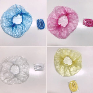 غطاء استحمام عالي الجودة شفاف من البلاستيك للاستعمال مرة واحدة غطاء استحمام مقاوم للماء للحمام والمطبخ والسفر والحفلات - Product Image 2