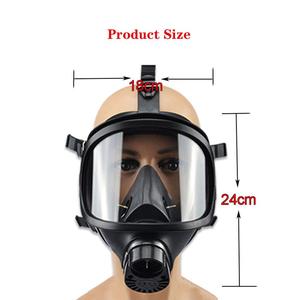 Duel masker <span class=keywords><strong>Gas</strong></span> Respirator, pelindung kimia Anti radiasi nuklir - Product Image 6