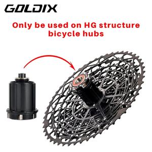 <span class=keywords><strong>Cassette</strong></span> de vélo GOLDIX ultralégère, roue libre 9-<span class=keywords><strong>13</strong></span> <span class=keywords><strong>vitesses</strong></span>, structure HG, pignon en acier au carbone 11T-52T pour <span class=keywords><strong>VTT</strong></span> - Product Image 4