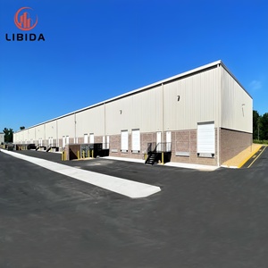 Atelier d'usine en acier préfabriqué, imperméable, avec mezzanine, certifié CE, couleur personnalisée - Product Image 5