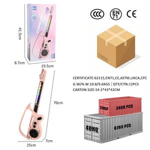 Zhorya Guitare DJ multifonctionnelle pliable édition voyage, instrument de musique d'entrée de gamme pour enfants - Product Image 6
