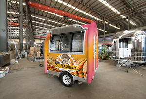 Remorque de restauration rapide la plus populaire Nouveau chariot à café remorquable à vendre pour Snack Food Factory Winery Ice Cream Truck - Product Image 3