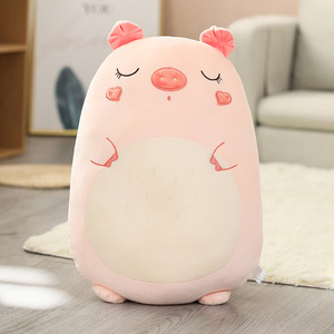 Mainan Natal anak-anak Squish lembut disesuaikan boneka binatang kartun lucu dinosaurus kelinci Unicorn bantal peluk lembut