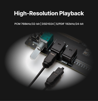 Kit de evaluación de audio USB PRO-DSD1024-K1 con DSD1024 nativo, PCM 768kHz/32bit, PEQ de 31 bandas y actualización de firmware DFU