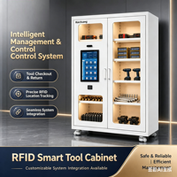 Gabinete de Herramientas Inteligente RFID con Cerradura Electrónica, Gestión Completa de Herramientas Ensambladas, Inventario Automático Sin Personal