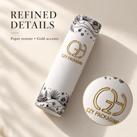 Tube en papier pour baume à lèvres éco-responsable, logo personnalisé recyclable, emballage en papier vide pour stick de baume solide déodorant