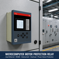 Relais de protection moteur EastSong pour appareillage MCC, double Ethernet RS485 Modbus RTU/IEC61850, triphasé, protection contre les surintensités et les surcharges, configuration étoile