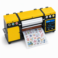 Printer Stiker UV DTF Kecepatan Tinggi All in One A3 untuk Kustomisasi Mesin Cetak Logo dengan 2pcs Head XP600