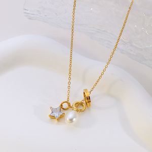 Custom Name Necklace 18k Gold Plated Cross Border Multi Seamless Strict Quality Control Waterproof Property Certified - Product Image 5