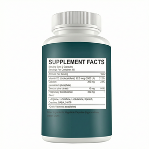 Cápsulas de Vitaminas para el Crecimiento en Altura para Adolescentes y Niños, Píldoras Naturales para Aumentar la Estatura, Vitamina D, Creatina - Product Image 3