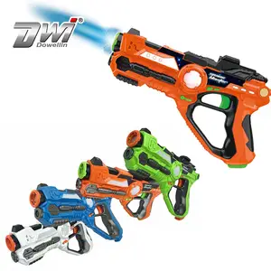 DWI Dowellin Set of 2 Supporting 130ft Distance Shooting Infrared Ray Gun Battery Operated Laser Game Gun